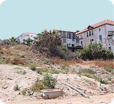 המגרש ברחוב נמל יפו 10