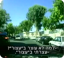 אבל הוא באמת עצר בתמרור עצור...
