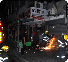 שריפה בשד ירושלים יפו